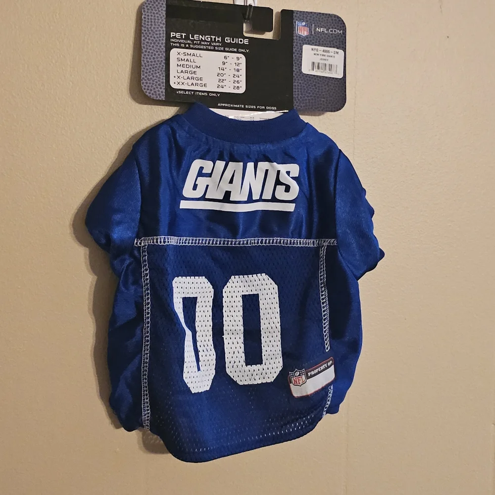 NFL New York Giants Small Pet Jersey